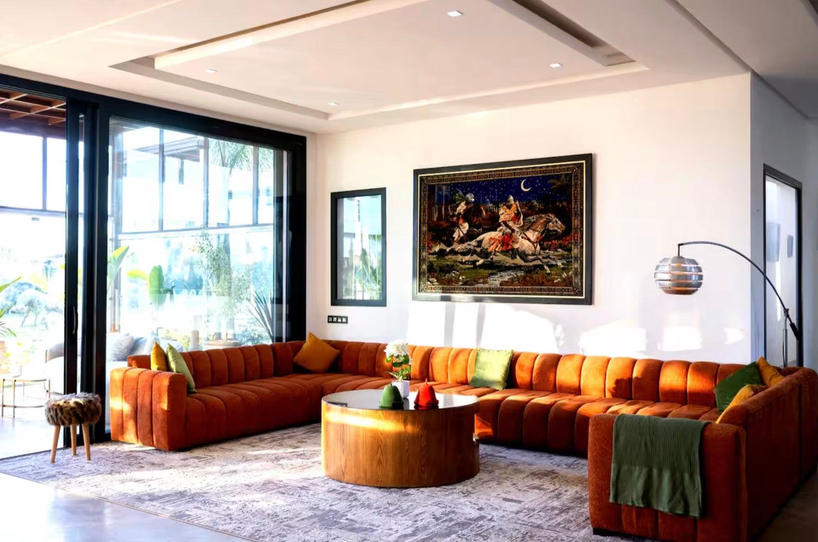 Le salon de la villa