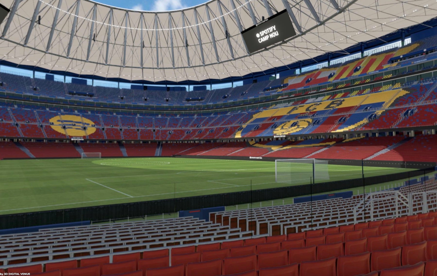Vue depuis ta place au Spotify Camp Nou — billet Catégorie 2 Corner