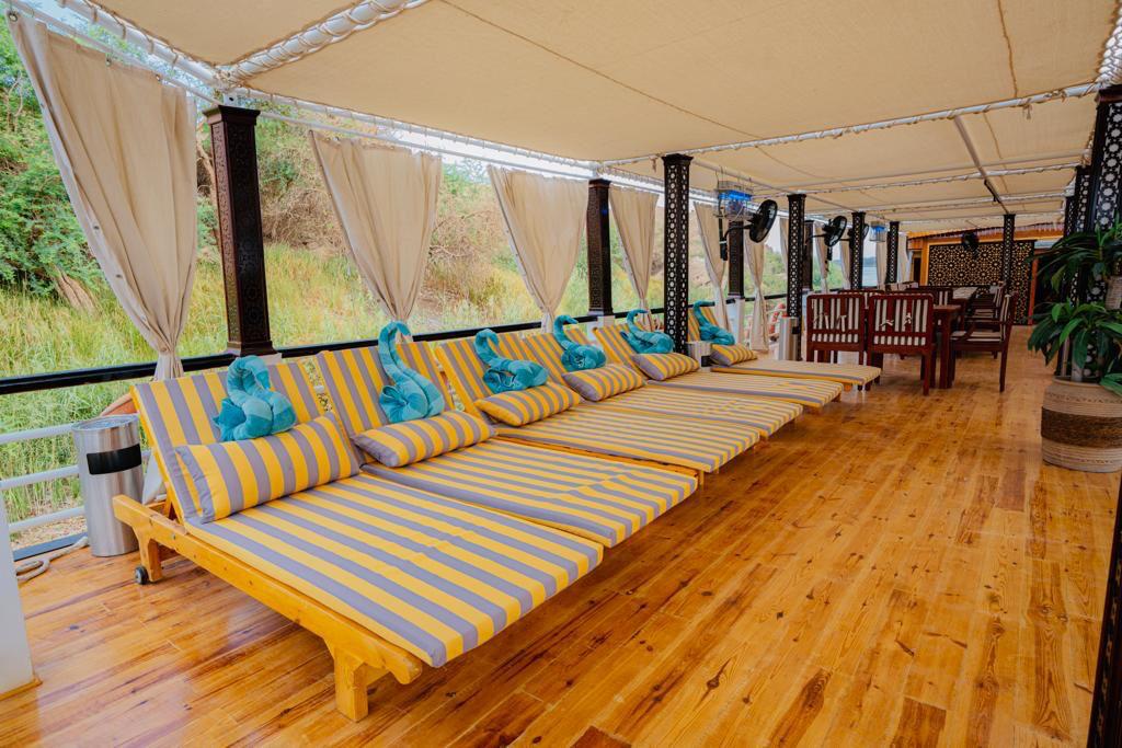 Les transats du sun deck
