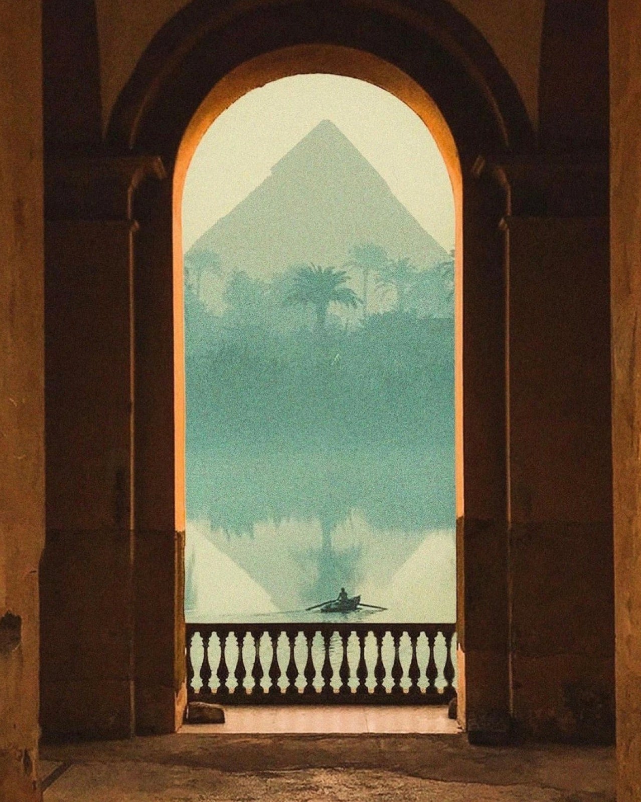 Vue sur le Nil depuis une arche