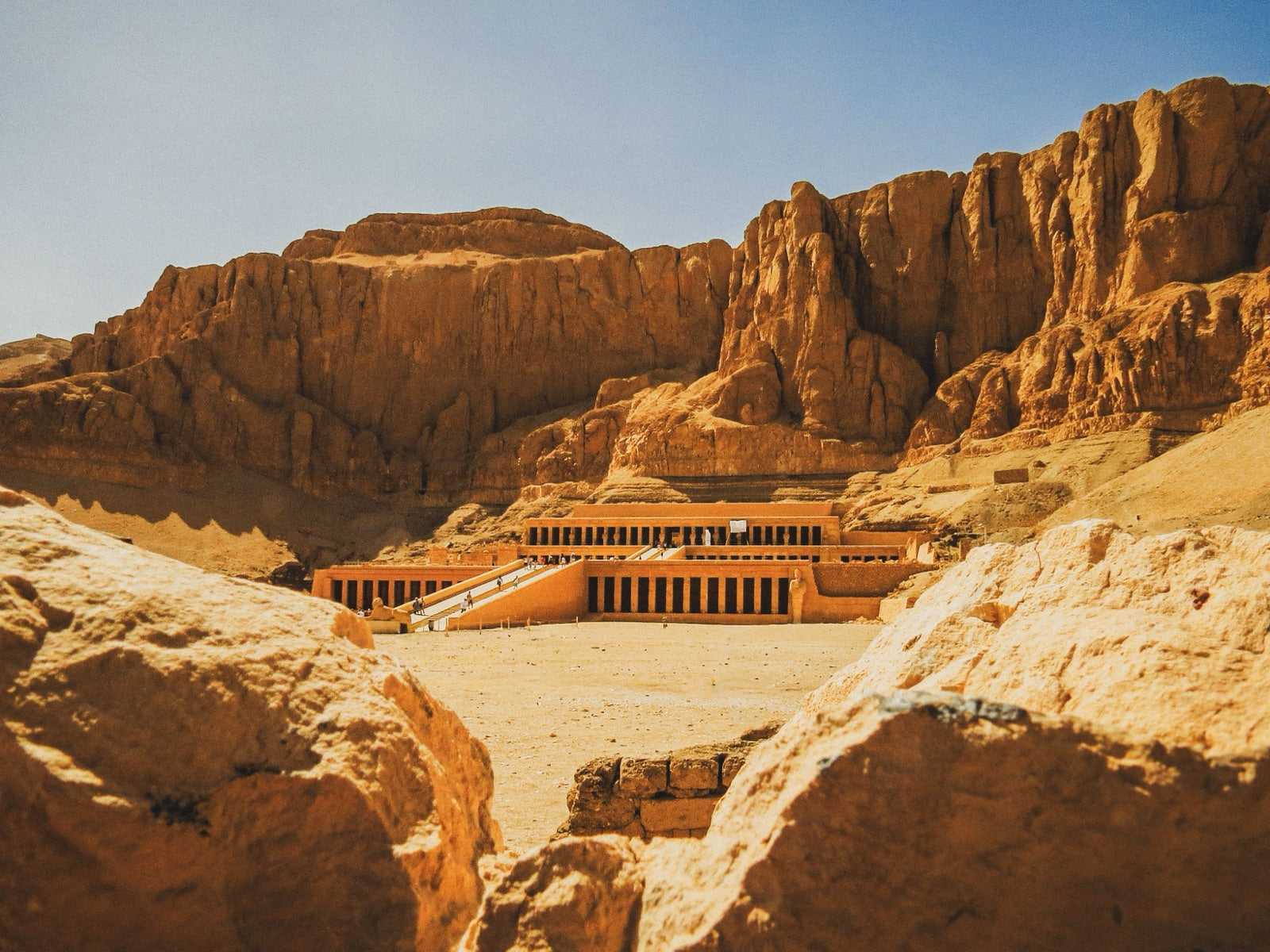 Le temple d'Hatchepsout, rive ouest de Louxor