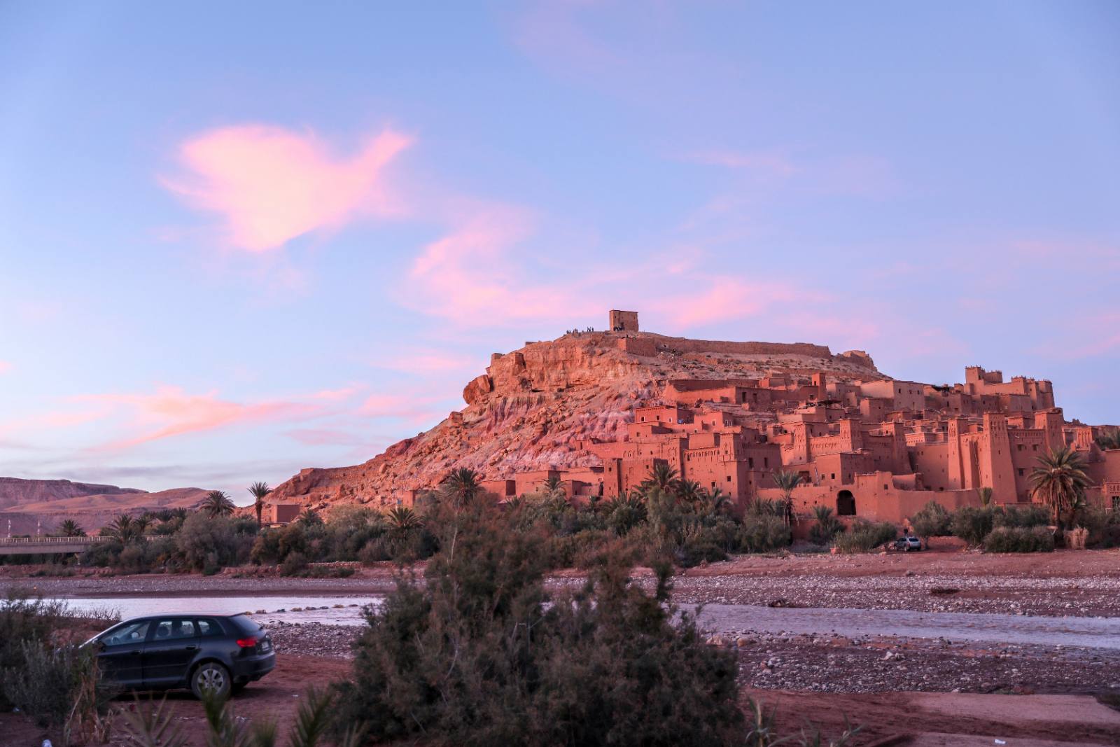 Aït Ben Haddou au coucher du soleil