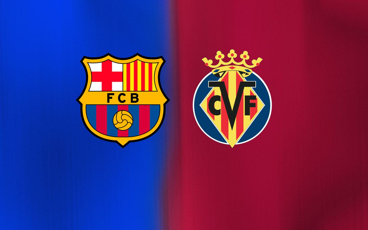 FC Barcelona and Villarreal CF crests