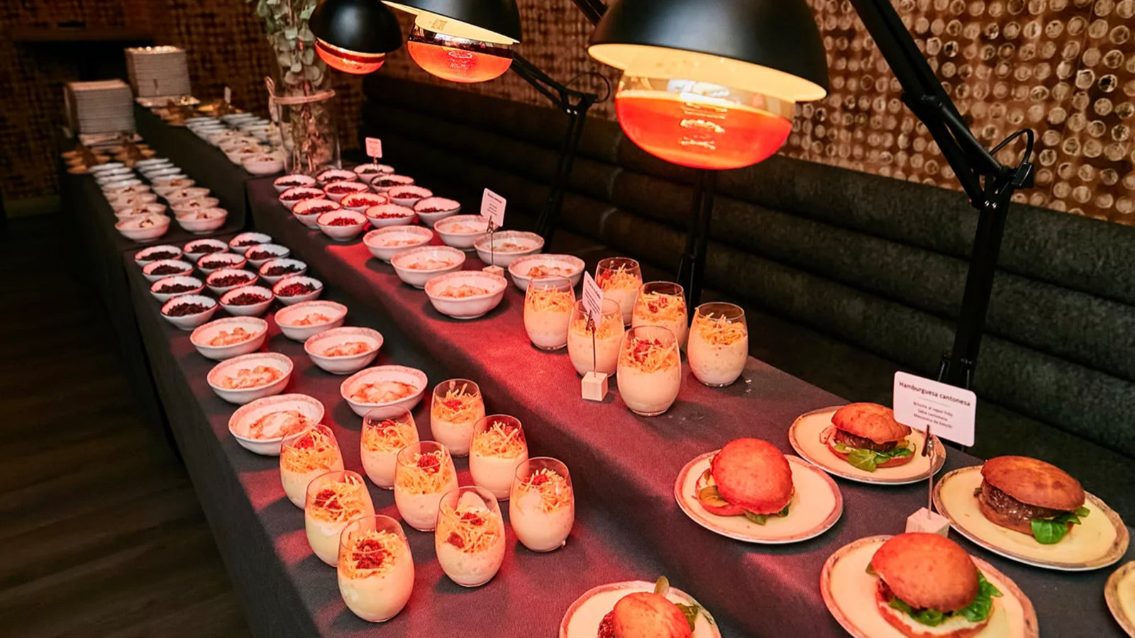 The hospitality lounge