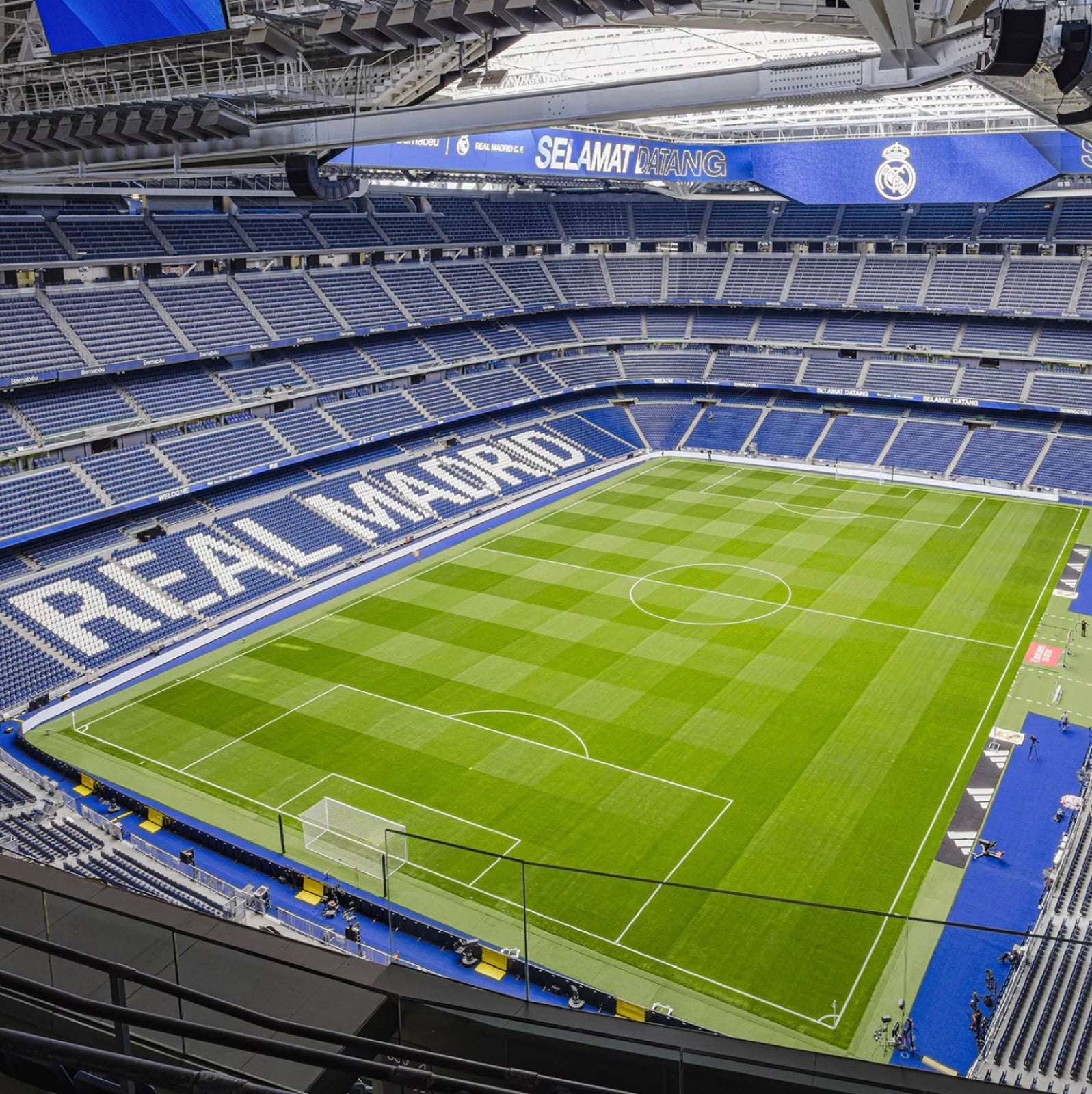 The view from the seats