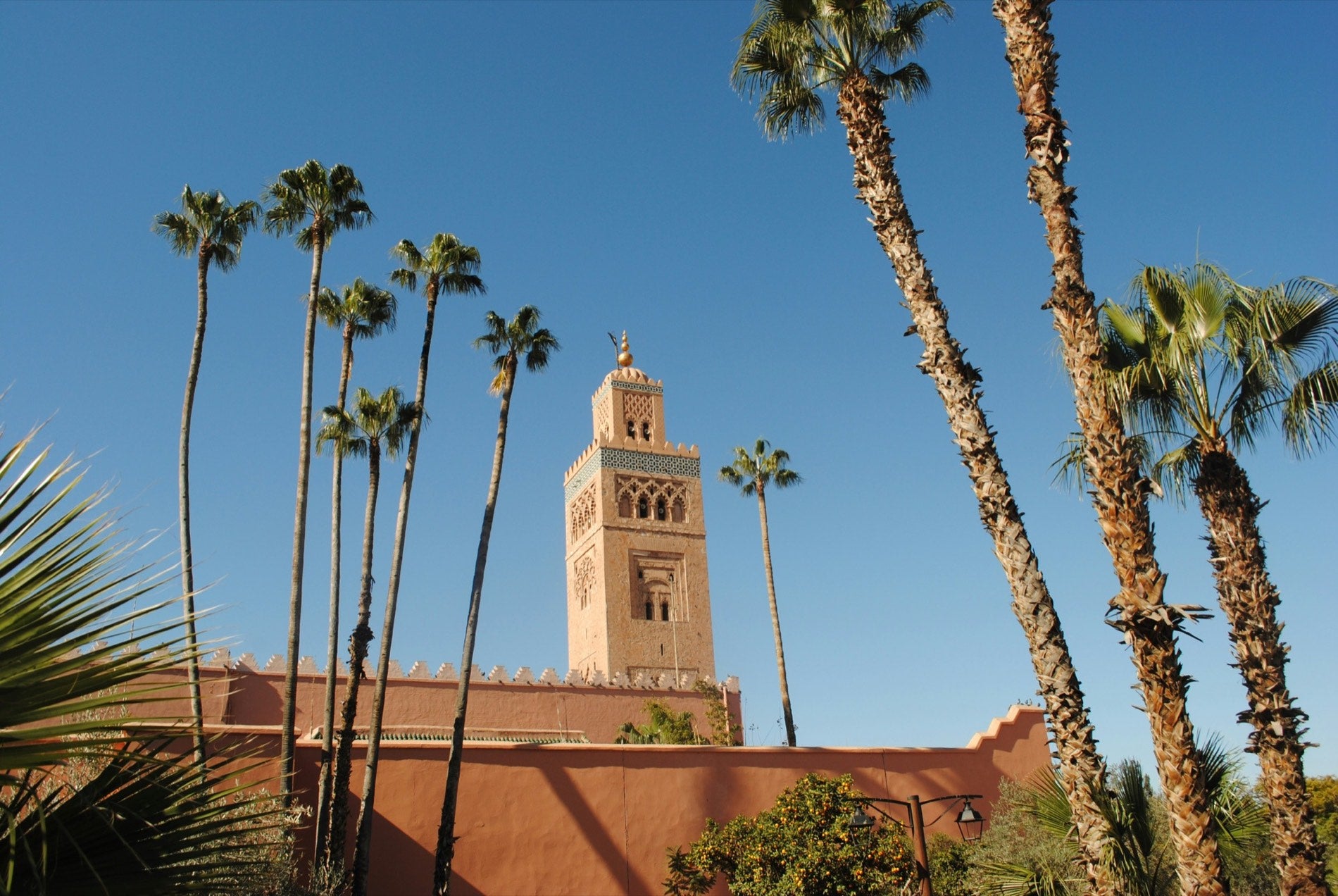 Parcours de golf au pied de l'Atlas, près de Marrakech